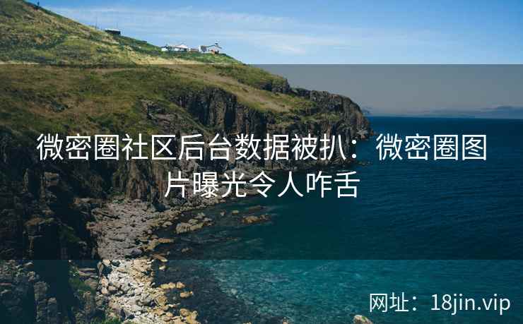 微密圈社区后台数据被扒：微密圈图片曝光令人咋舌