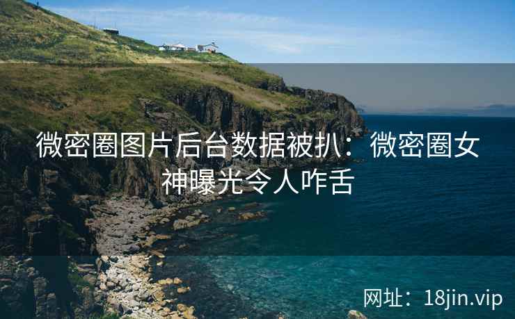微密圈图片后台数据被扒：微密圈女神曝光令人咋舌