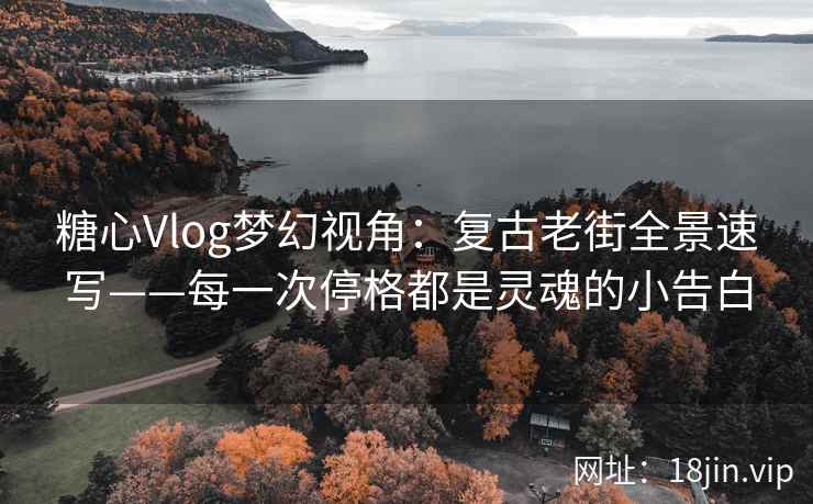 糖心Vlog梦幻视角：复古老街全景速写——每一次停格都是灵魂的小告白